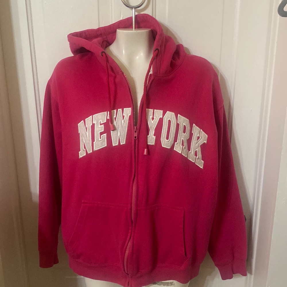 New York, NY / Travel / Tourist Zip Up Hoodie / Hooded / Hood Sweatshirt / Shirt